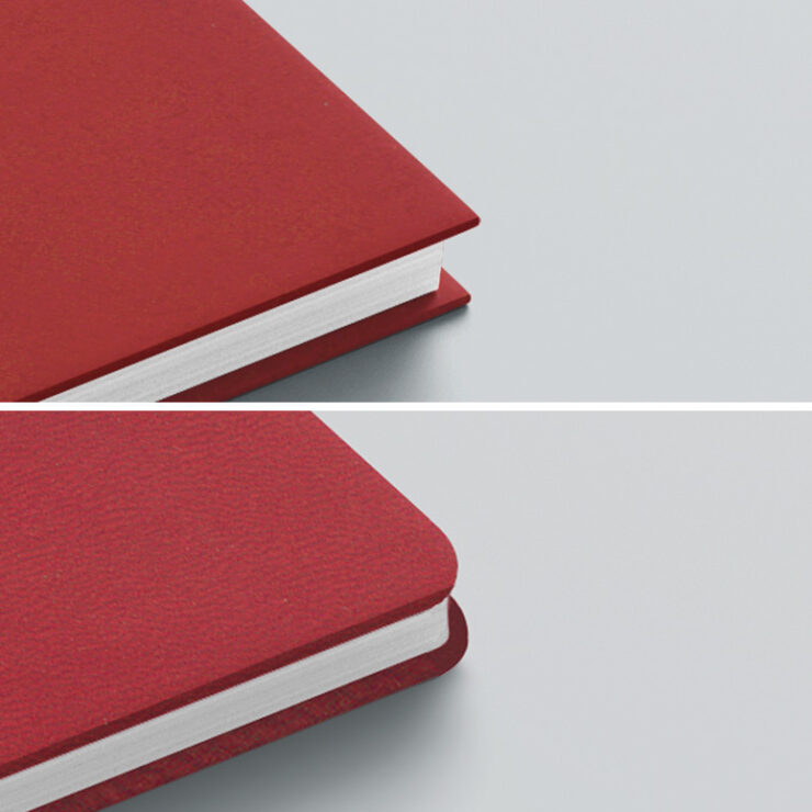 Δυνατότητα επιλογής ανάμεσα σε ορθές ή στρογγυλεμένες γωνίες.